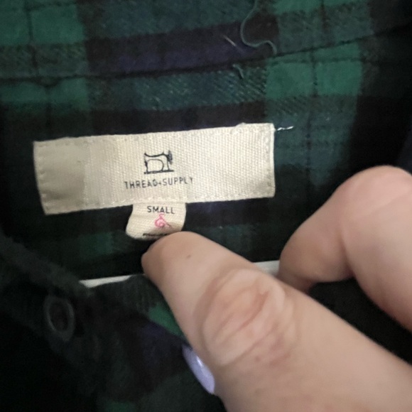 Thread & Supply Forest and Midnight Plaid Shirt - Picture 2 of 4